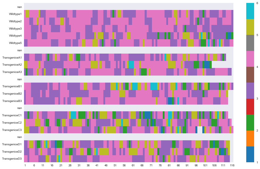 HeatmapCategoriesSeaborn